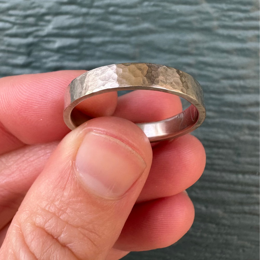 Hammered Texture Ring (Made to Order)
