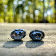 Salt & Pepper Diamond Stud Earrings (Made to Order)