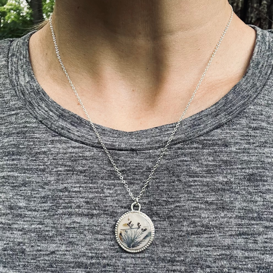 Custom Dendritic Agate Necklace