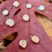 One of a Kind Lava Stud Earrings