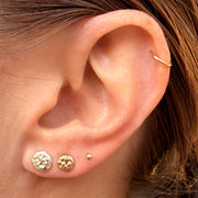 One of a Kind Lava Stud Earrings