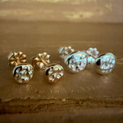 One of a Kind Lava Stud Earrings