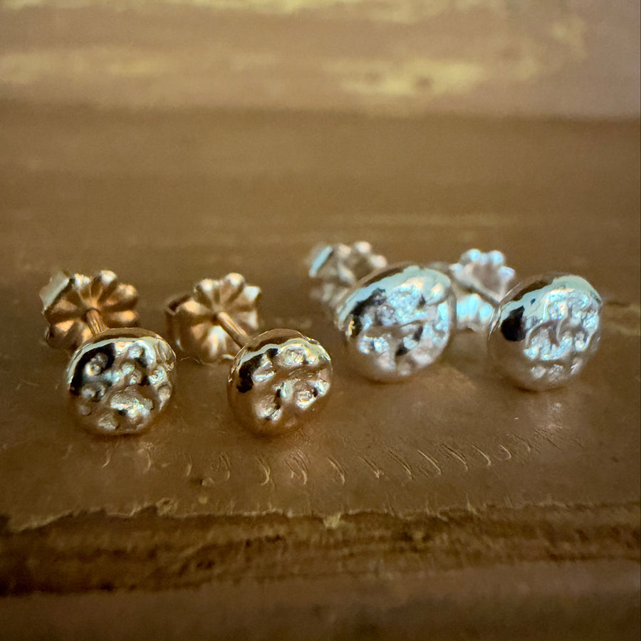 One of a Kind Lava Stud Earrings