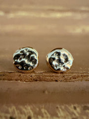 One of a Kind Lava Stud Earrings